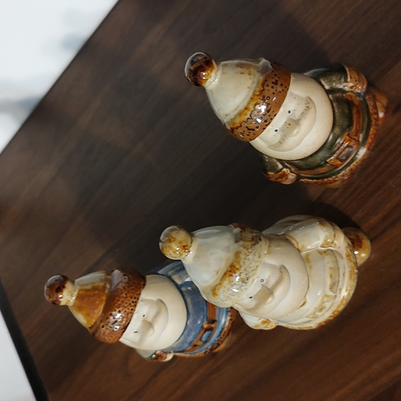 Vintage Glazed Pottery Ceramic Santa Claus Christmas Decor - Picture 8 of 9